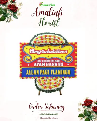 Bunga Papan Congratulation di Kaliboto Kidul